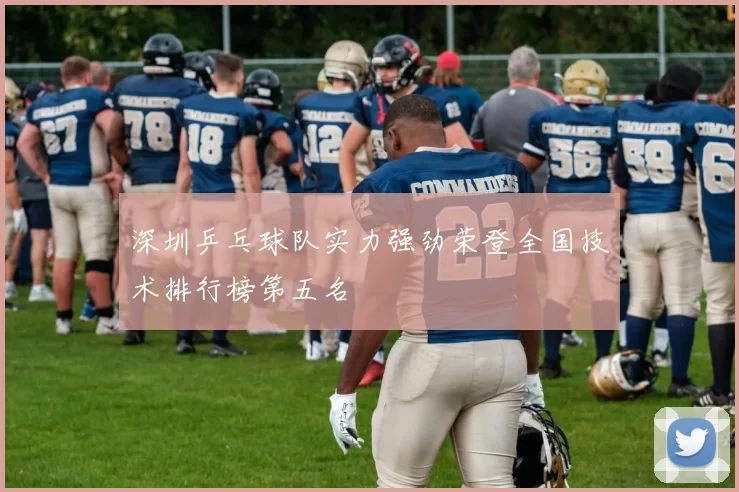 深圳乒乓球队实力强劲荣登全国技术排行榜第五名